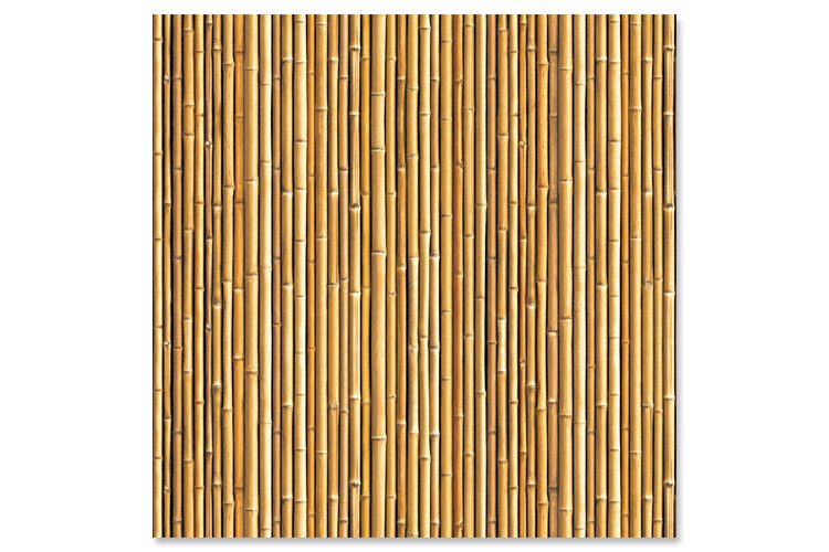Panel rígido con estampado Bambú amarillo