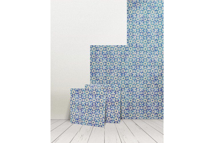 Paneles Amadora, impresos con azulejos tradicionales portugueses para decorar tus paredes